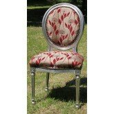 Lot 6 Chaises M&eacute;daillon de Style Louis XVI