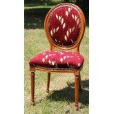 Lot 6 Chaises M&eacute;daillon de Style Louis XVI
