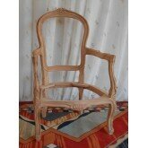 Lot de 2 Fauteuils Cabriolet de Style Louis XV